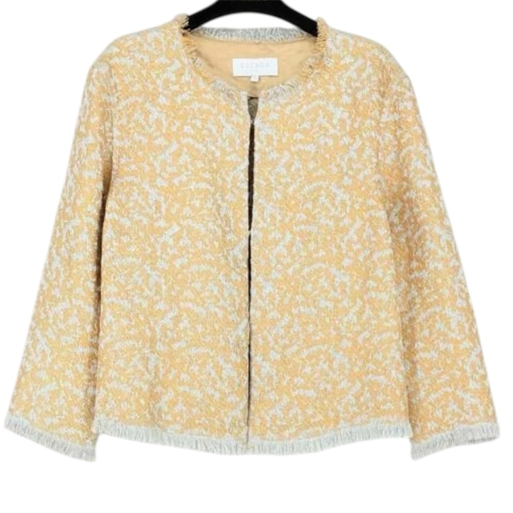 ESCADA Sport Beige and Silver Textured Jacket